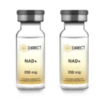 Buy NAD+ America 250mg Vial Twin Pack from Direct Peptides